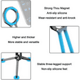 thumbnail image 5 of SanGlyptic Magnetic Phone Tripod Stand, Rotating Phone Tripod Mount with Spring Buckle,  Multi Angle Tri Fold Cell Phone Holder, Handheld Phone Grip for Streaming Vlog, 5 of 8
