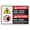 Warning Sign 2, variant on Danger High Voltage Inside Do Not Enter With Graphic Bilingual Spanish Aluminum Metal Tin Sign 8"x12" - Safety Restriction Alert Warning Plate, Bilingual Indoor Voltage Sign