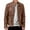 Z2 Brown, variant on XDZJLR Men Vintage Cool Jacket Leather Long Sleeve Autumn Winter Stand Collar Club Coat