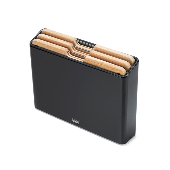 Joseph Joseph Folio™ Steel 3-piece Bamboo Cutting Board Set with Steel Case