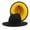 Yellow, variant on Dyfzdhu Two Tone Red Bottom Wide Wool Fedora Hat Panama Casual Jazz Hats for Men Women Brown