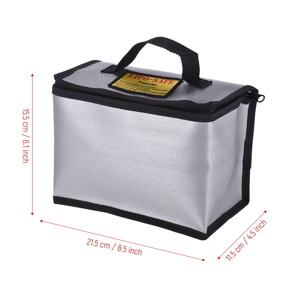 Portable Fireproof Explosionproof Lipo Battery Guard Safe Bag Large Storage V2W6 