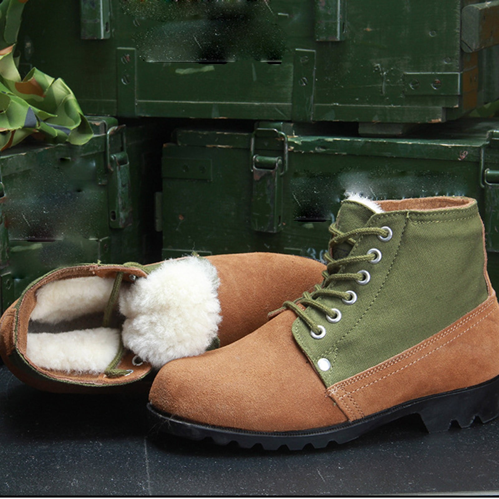 Cathalem Winter Boots for Men Snow Big Toe Shoes For Men And Women