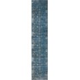 thumbnail image 2 of Unique Loom 3141401 3 Pi 3 Po x 16 Pi 5 Po Casino Sofia Runner Rug&44; Bleu, 2 of 2