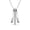 White Gold, variant on Bella 18k White Gold Plated Pendant Necklace with Swarovski Crystals Gift for Women
