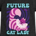 thumbnail image 3 of Disney Classics - Cats & Dogs - Future Cat Lady  - Toddler And Youth Girls Short Sleeve Graphic T-Shirt, 3 of 5