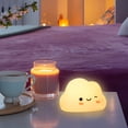thumbnail image 4 of Ganfancp Luz de Noche Nubes de Gel de Silice Lámpara de Mesa Recargable y Regulable Nubes de Noche para Dormitorio Sensor de Sensación Luz de Noche Led Suave para Niños Ofertas de La Semana 1X Nube C, 4 of 7