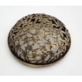 thumbnail image 2 of Candle Cover Topper Scented Alloy Round Jar Candles Lid Help Sleeves Maple Antique Cyan Candle Toppers Accessories For Jar Cand, 2 of 6