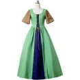 thumbnail image 4 of Green Dress Witch Robe Halloween Carnival Costumes, 4 of 7