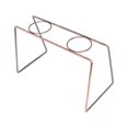 thumbnail image 1 of Soporte para gotero de café, soporte para tazas de café con múltiples orificios para el hogar, para restaurante Bronce de dos agujeros, 1 of 8