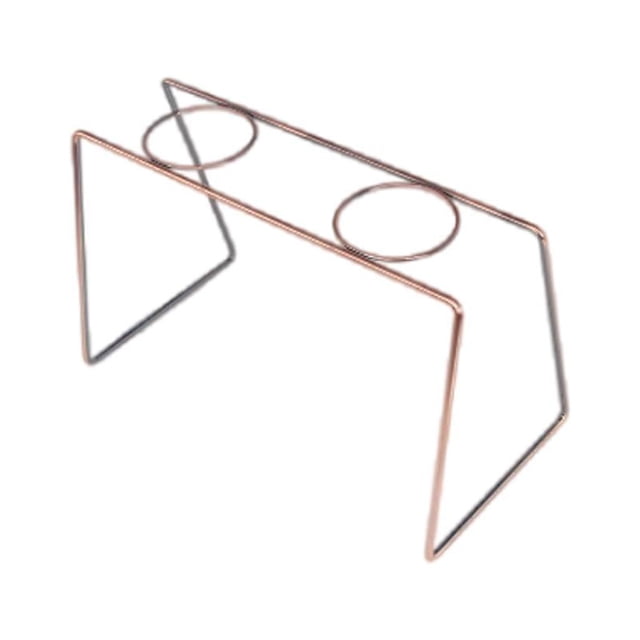 Soporte para gotero de café, soporte para tazas de café con múltiples orificios para el hogar, para restaurante Bronce de dos agujeros