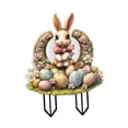thumbnail image 3 of 2D Bunny Garden Stake Yard Sign Oesthetic Ornament Decoración de Pascua Decoración de Pascua para bodas Familia de césped, 3 of 8