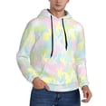 thumbnail image 2 of Sikiie Color Rabbit Men's Hoodie, Essentials Hoodie, Sweatshirt, Pullover Hooded Sweatshirt for Men-3X-Large, 2 of 7