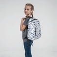 thumbnail image 6 of Honeii Blue Fish Print Lightweight Backpacks,Carry on Backpack,Durable Backpack for School, Work & Travel, 6 of 7
