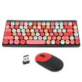 thumbnail image 2 of Wireless Keyboard and Mouse Combo, 86 Key Cute Colorful Keyboard with Multimedia Buttons, 2.4G USB for PC, Laptop, 2 of 7