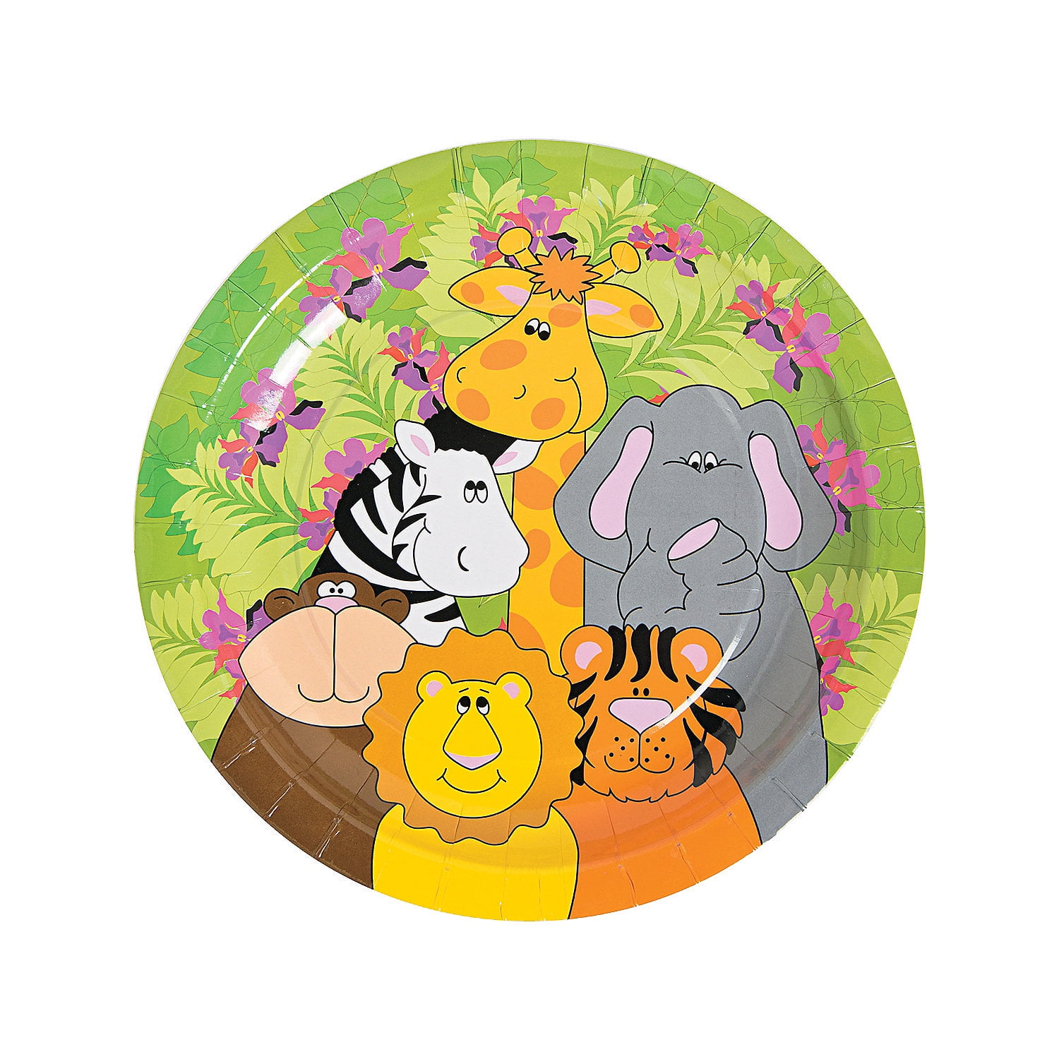 Zoo Animal Birthday Dinner Plates Party Supplies 250 Pieces