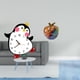 thumbnail image 2 of Reloj de pared,Reloj de pared silencioso y decorativo que no hace tictac,Reloj de pared silencioso de pingüino pequeño Reloj de madera,Estatua de estatuilla,Estatuas de resina Escultura, 2 of 8