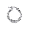 thumbnail image 2 of Arete Arracada Diamantada De Plata Ley 925 Para Mujer, 2 of 16