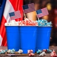 thumbnail image 5 of PAMI Blue Party Cups Disposable Plastic Cups Party Supplies in Resealable Bag, 16 oz 30-Pack, 5 of 7
