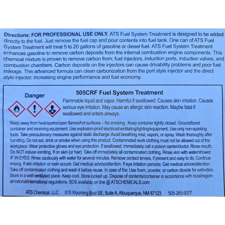 Midland Mustangs-ATS 505 CRF Fuel Pour-In Treatment Midland Mustangs-ATS 505 CRF Fuel Pour-In Treatment