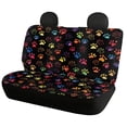 thumbnail image 2 of Pzuqiu Car Seat Covers Breathable Polyester, Compatible with Vehicle Seats Sedan Seats, for Sedans Cars, Paw prints, 2 of 10