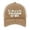 Khaki, variant on Washed Mesh Trucker Hat Funny Slogan Baseball Cap Breathable Adjustable Sun Protection Hat Vintage Casual Outdoor Headwear For Beach Travel Camping(Grey-4.92")