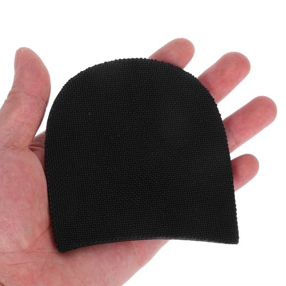 BESTYASH 1 Pair Self-Adhesive Heel Protectors for Shoes, Rubber with Anti- Grip Design