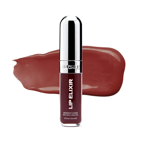 Brillo de labios Sacheu Lip Elixir nutritivo e hidratante Midnight Lychee