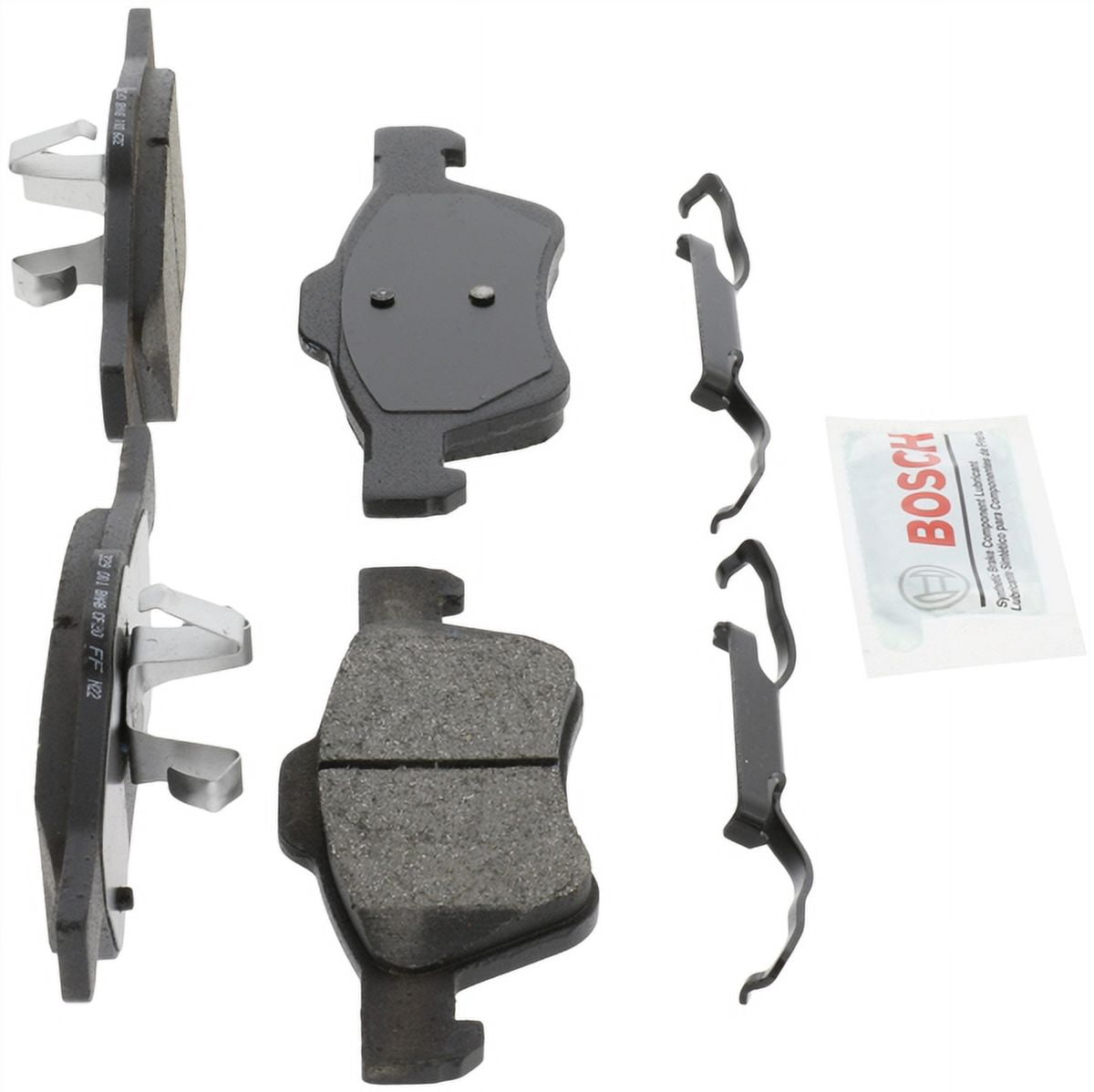Bosch BE1047H Bosch Blue Ceramic Brake Pads with Hardware