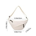 thumbnail image 3 of Simple Versatile Crossbody Bag, Lightweight Shoulder Bag, Nylon Travel Bag, Daily Casual Organizer, Large Compartment, Adjustable Strap, Portable Work and Outdoor Bag, 3 of 6