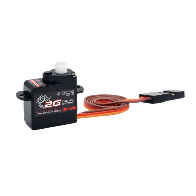 Servo Sin Núcleo de Alto Par Sunnimix Apto para Piezas de Ala Fija RC 1:24 2G
