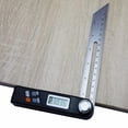 thumbnail image 6 of Harlik Digital Angle Finder And Protractor - 360 Degree Electronic Measuring Tool with Lcd Display for Woodworking, Construction, And Diy Projects - Includes Bubble Levels, 6 of 7