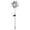 1PC Silver M, variant on Yardvibe Magical Holographic Rainbow Solar Pinwheel Lights Stake, Waterproof LED Windmill Stakes, Wind Spinner Color Changing Lights for Outdoor Yard Lawn Patio Pathway Decor (1PC Pink M)