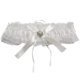 thumbnail image 2 of Ligas blancas para novia (2 piezas), liga de boda con encaje elástico, conjunto de liga de boda, accesorios de novia, 2 of 6