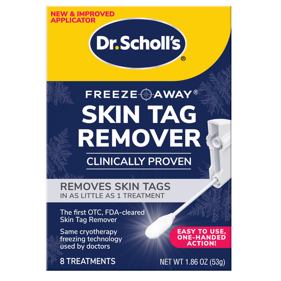 Dr. Scholl's Freeze Away Skin Tag Remover (8 Ct) Removes Skin Tags in As Little As 1 Treatment