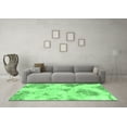 thumbnail image 3 of Ahgly Company Indoor Square Abstract Emerald Green Modern Area Rugs, 5' Square, 3 of 4