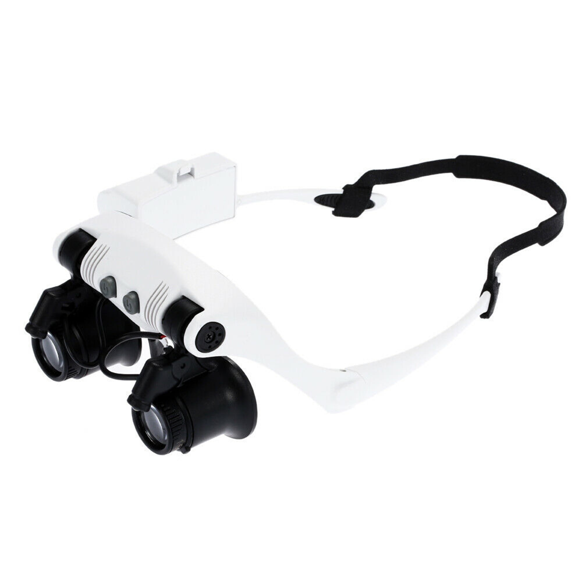 Headband Head Magnifying Glass, Reading Head Loupe, Glasses Magnifier Head  Wearing Magnifying Glass with LED Light for Reading Repairing