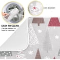 thumbnail image 2 of SKYSONIC Dish Drying Mat for Kitchen Counter Dish Drying Pad Dish Mat , Christmas Tree Snowflakes Drying Mat for Coffee Machine Dish Rack 18x24 inch, 2 of 6