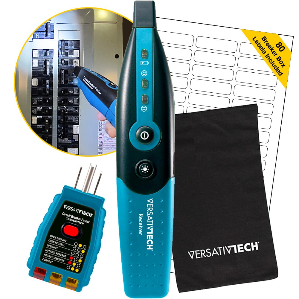 Circuit Breaker Finder, GFCI Circuit Tester & Flashlight ...