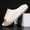 Beige, variant on Men's Cream Integrated Molded EVA Shark Slide Sandals