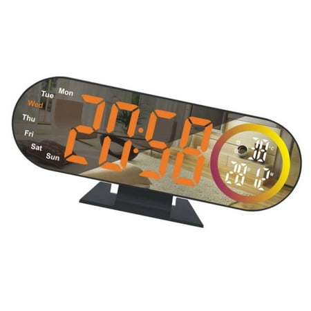 Digital Clock Duals Loud Alarm Clock for Bedroom Decors Projection Alarm Clock