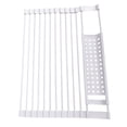thumbnail image 1 of GUOOL Multipurpose Roll up Dish Drying Rack for Utensils Fruits Kitchen Counter Gray S Gray S White, 1 of 9