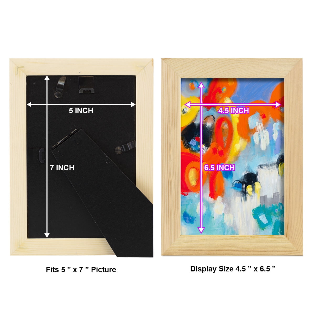 In the Loop V -Framed Print w/glass-Natural Wood