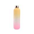 thumbnail image 2 of Botella de agua de 1000ml, vaso portátil para exteriores, tapa de acero inoxidable, taza para beber, reutilizable, para estudiantes, escuela, Kits de desorden para acampar Amarillo Púrpura Eigraketly OD028155-07, 2 of 6