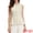 Apricot, variant on DARING DIVA Women's Stylish Linen Sleeveless Crew Neck Button Down Waistcoat XS Black