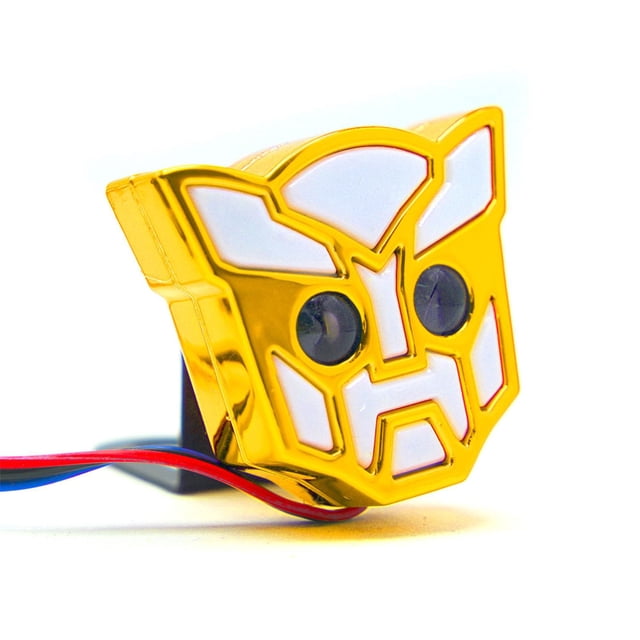 Luz Para Moto Rasen Decorativa Tipo Transformers Estrobo amarillo