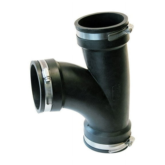 Fernco Schedule 40 3 in. Hub x 3 in. Dia. Hub PVC Tee