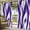 Indigo, variant on Outdoor Curtains for Patio Waterproof, Purple White Moire Outdoor Privacy Panels Grommet, Modern Abstract Art Elegant Blackout Outside Curtains for Porch/Cabana/Pergola/Gazebo 54"x95", 1 Panel