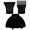 Black, variant on WEUVEB Hair Dryer Nozzle Set, Black Plastic Quick Drying Attachment for Men’s Hair Styling, 1 Set