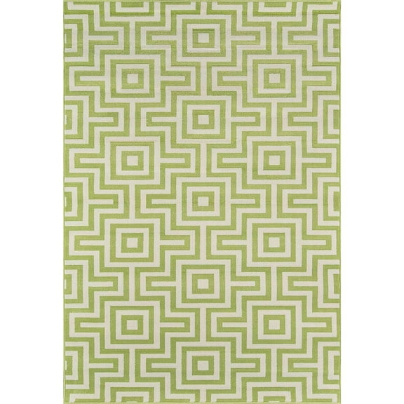 Momeni Baja 3'11" X 5'7" Transitional Rug in Green